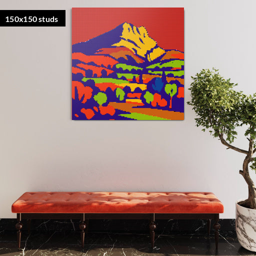 150*150studs, 120*120cm, 47,25*47,25inch