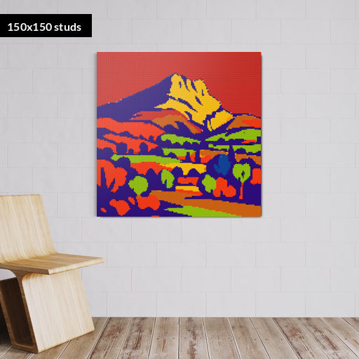 150*150studs, 120*120cm, 47,25*47,25inch