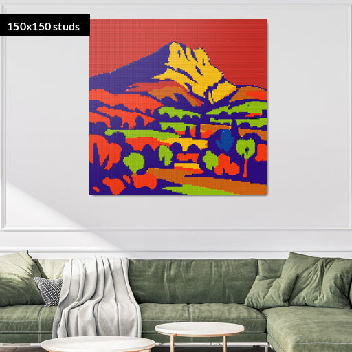 150*150studs, 120*120cm, 47,25*47,25inch