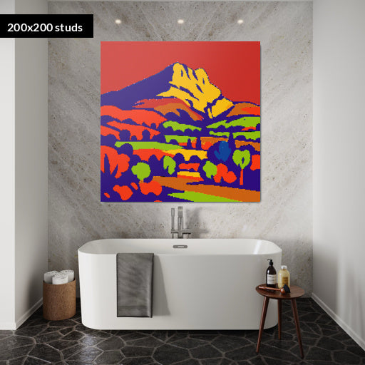 200*200studs, 160*160cm, 63*63inch