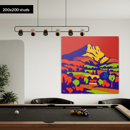 200*200studs, 160*160cm, 63*63inch