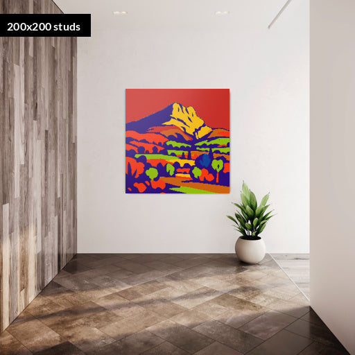 200*200studs, 160*160cm, 63*63inch