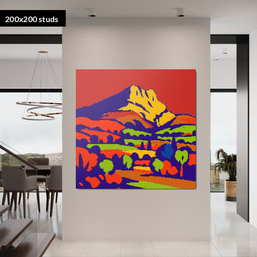 200*200studs, 160*160cm, 63*63inch