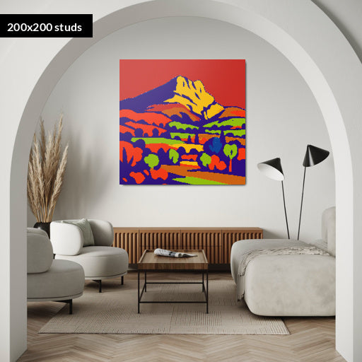 200*200studs, 160*160cm, 63*63inch