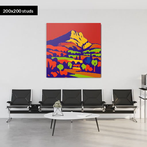 200*200studs, 160*160cm, 63*63inch