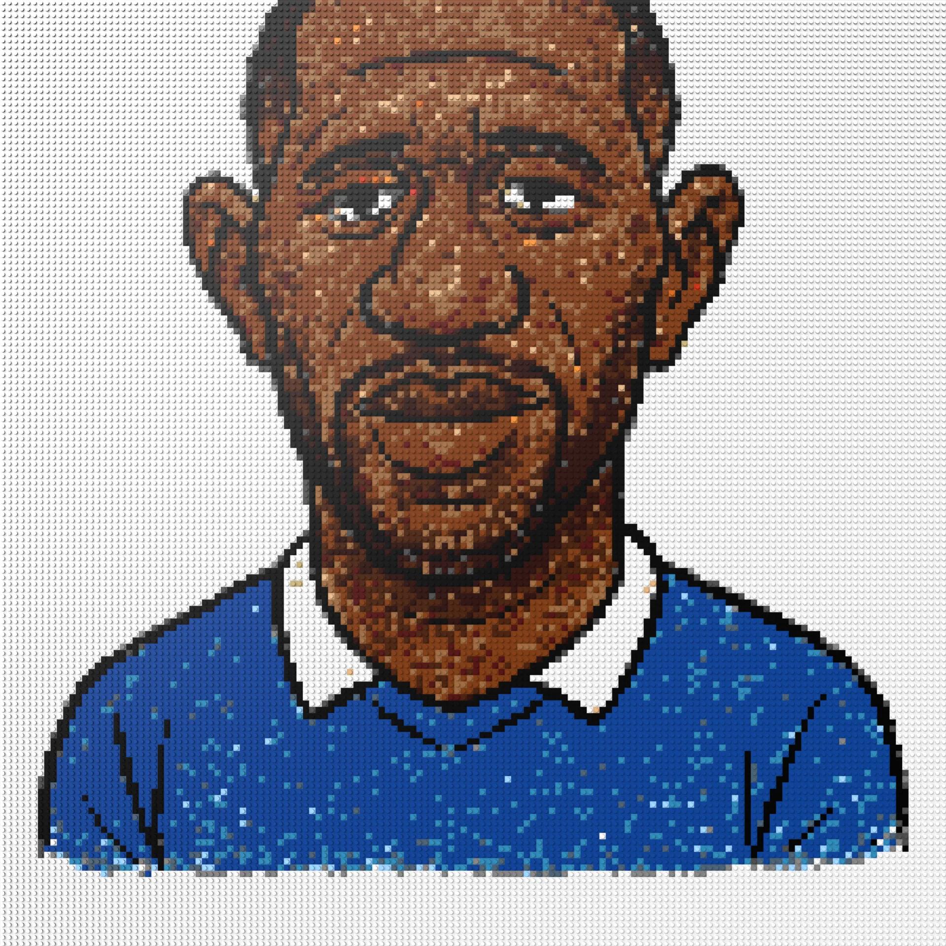 150*150studs, 120*120cm, 47,25*47,25inch