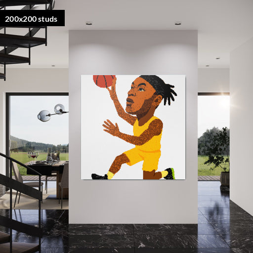 200*200studs, 160*160cm, 63*63inch