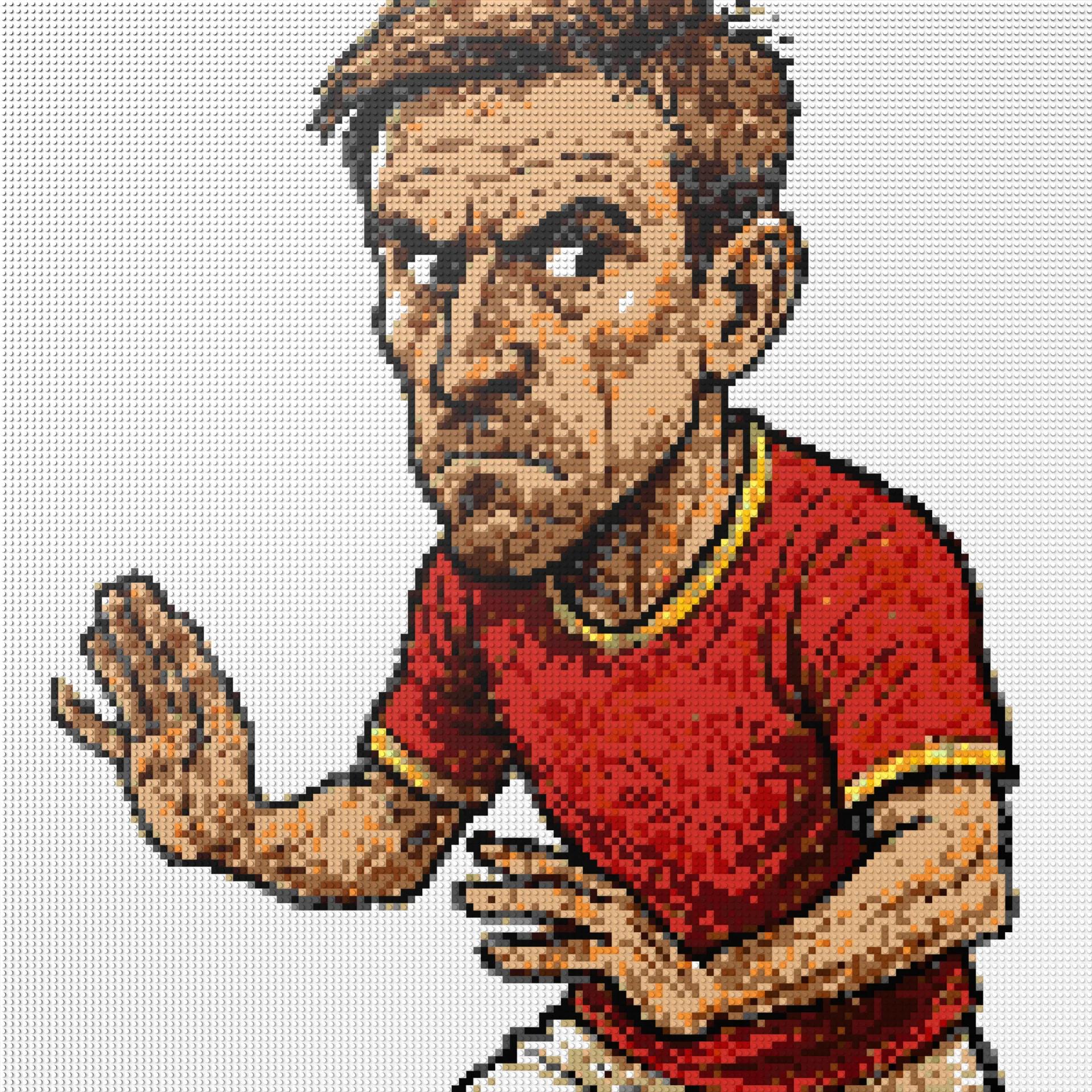 150*150studs, 120*120cm, 47,25*47,25inch