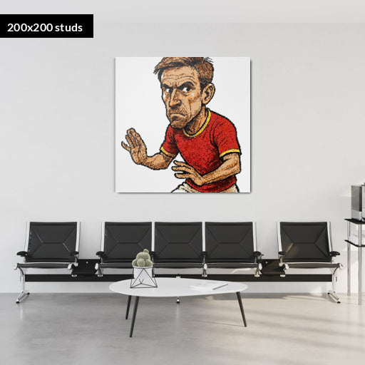 200*200studs, 160*160cm, 63*63inch