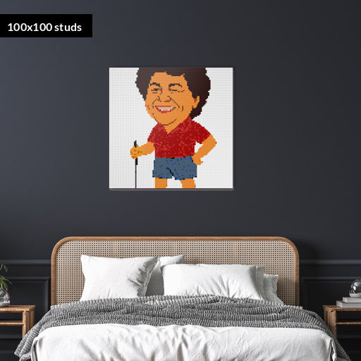 100*100studs, 80*80cm, 31,5*31,5inch
