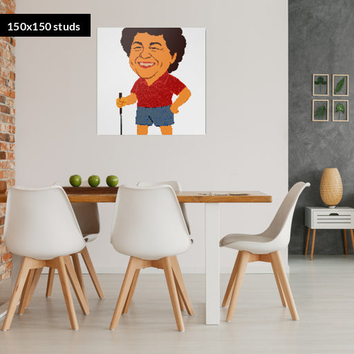 150*150studs, 120*120cm, 47,25*47,25inch