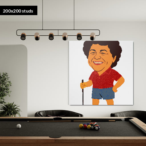 200*200studs, 160*160cm, 63*63inch