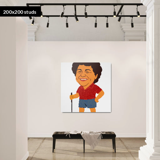 200*200studs, 160*160cm, 63*63inch