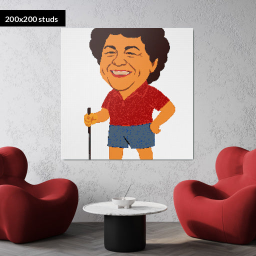 200*200studs, 160*160cm, 63*63inch