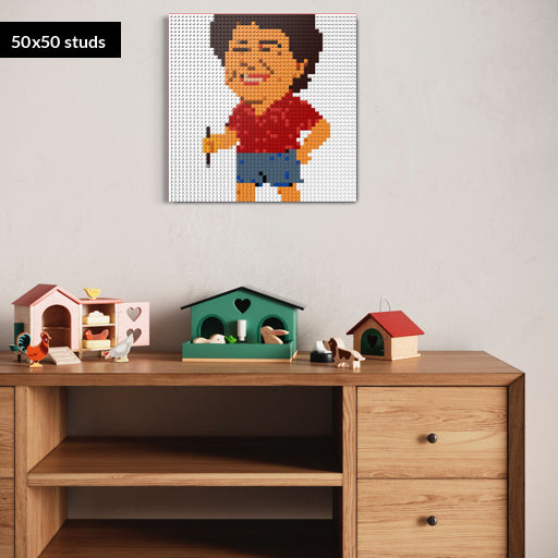 50*50studs, 40*40cm, 15,75*15,75inch