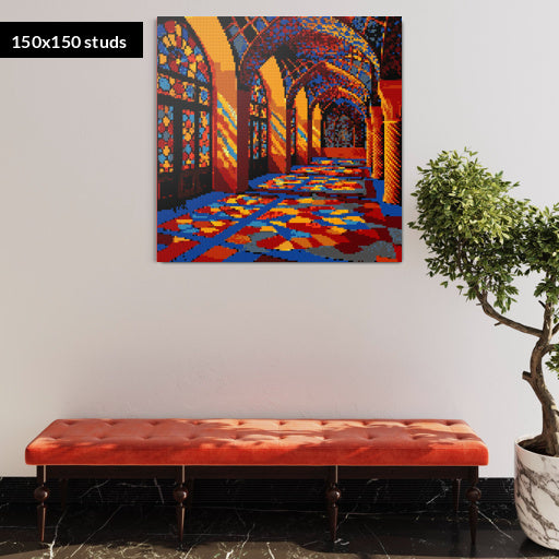 150*150studs, 120*120cm, 47,25*47,25inch