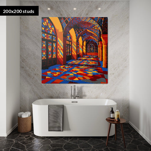 200*200studs, 160*160cm, 63*63inch