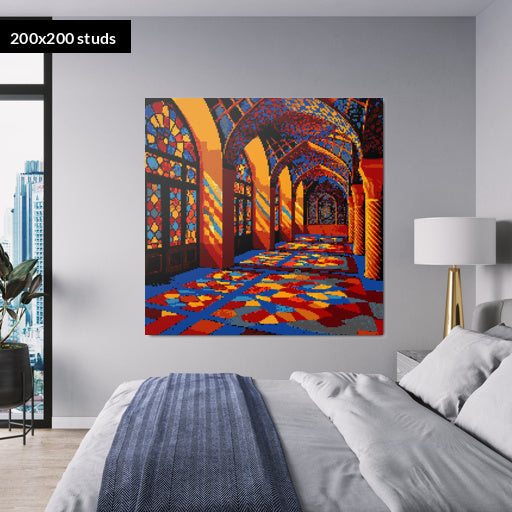200*200studs, 160*160cm, 63*63inch
