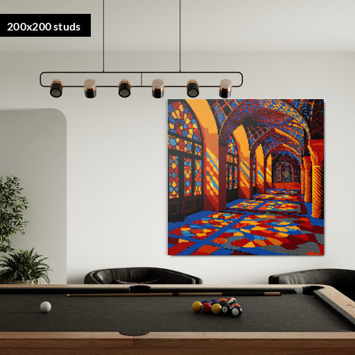 200*200studs, 160*160cm, 63*63inch
