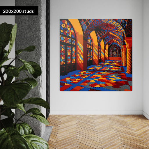 200*200studs, 160*160cm, 63*63inch