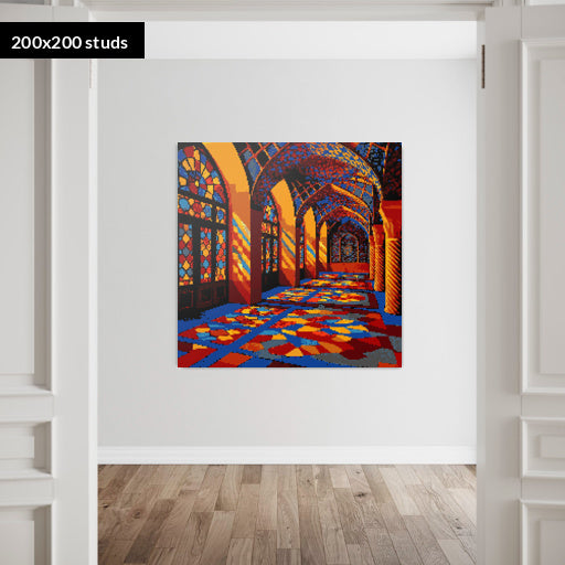200*200studs, 160*160cm, 63*63inch