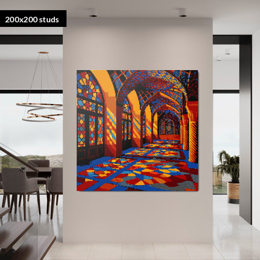 200*200studs, 160*160cm, 63*63inch