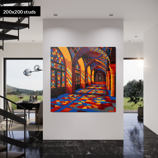 200*200studs, 160*160cm, 63*63inch