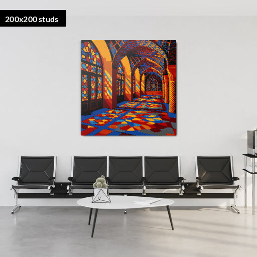 200*200studs, 160*160cm, 63*63inch