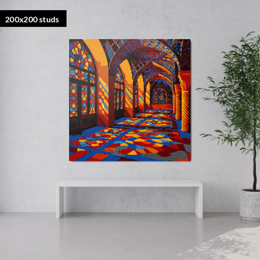 200*200studs, 160*160cm, 63*63inch