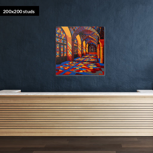 200*200studs, 160*160cm, 63*63inch