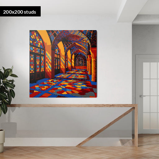 200*200studs, 160*160cm, 63*63inch