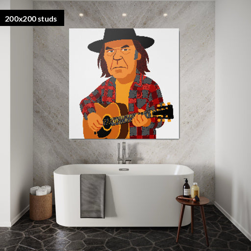 200*200studs, 160*160cm, 63*63inch