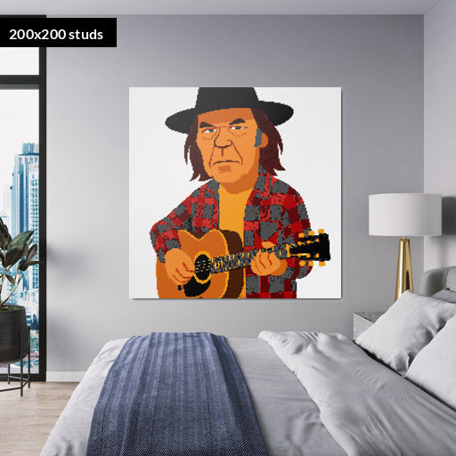 200*200studs, 160*160cm, 63*63inch
