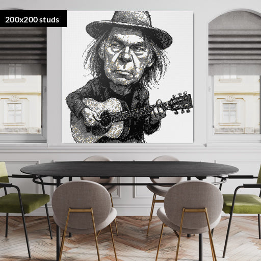 200*200studs, 160*160cm, 63*63inch