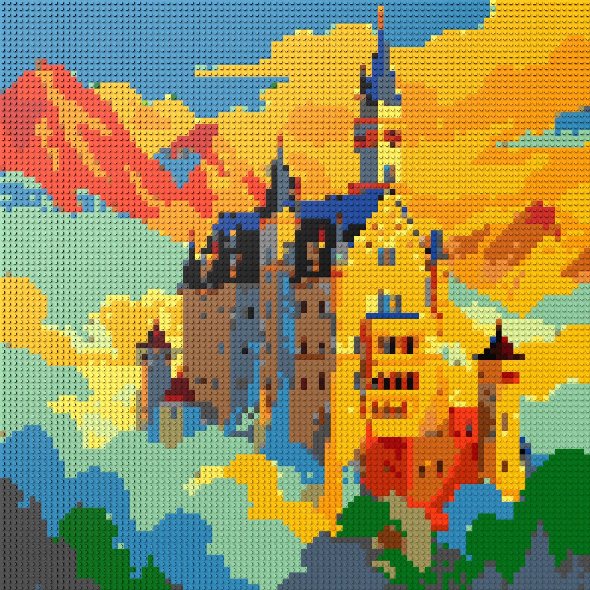 100*100studs, 80*80cm, 31,5*31,5inch