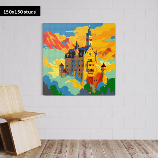 150*150studs, 120*120cm, 47,25*47,25inch