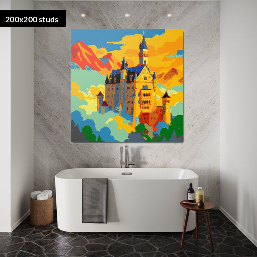 200*200studs, 160*160cm, 63*63inch