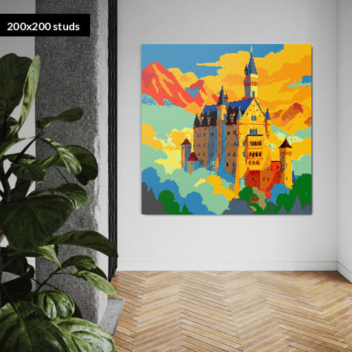 200*200studs, 160*160cm, 63*63inch