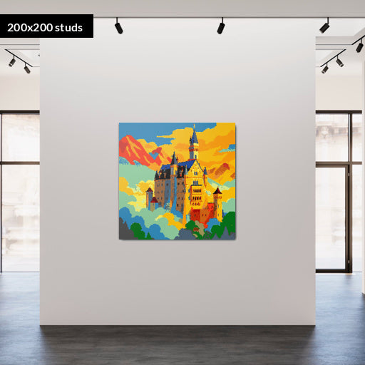 200*200studs, 160*160cm, 63*63inch