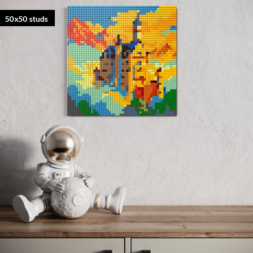 50*50studs, 40*40cm, 15,75*15,75inch