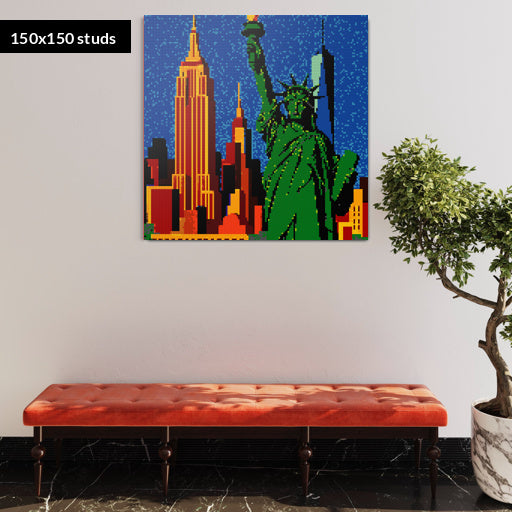 150*150studs, 120*120cm, 47,25*47,25inch