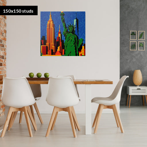150*150studs, 120*120cm, 47,25*47,25inch