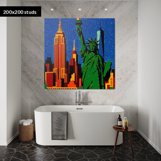 200*200studs, 160*160cm, 63*63inch