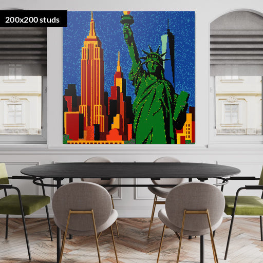 200*200studs, 160*160cm, 63*63inch