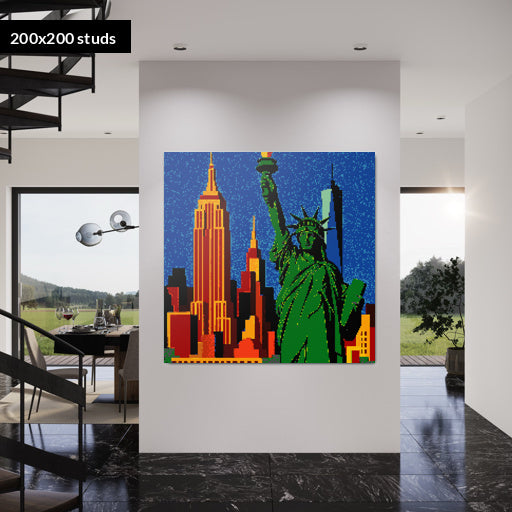 200*200studs, 160*160cm, 63*63inch