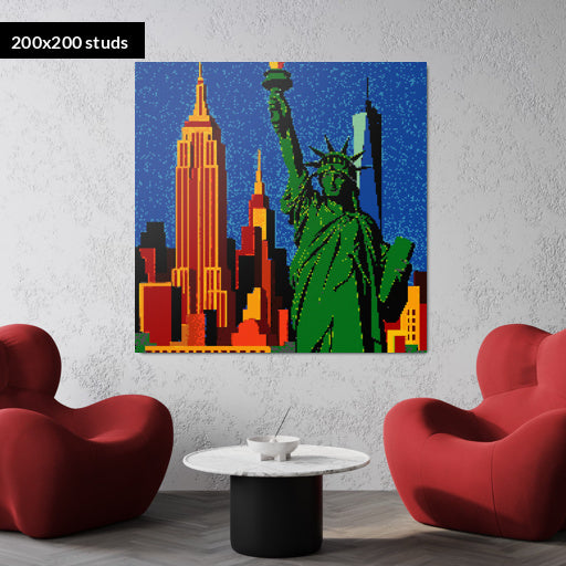 200*200studs, 160*160cm, 63*63inch