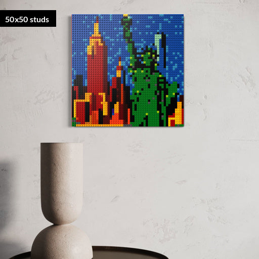 50*50studs, 40*40cm, 15,75*15,75inch