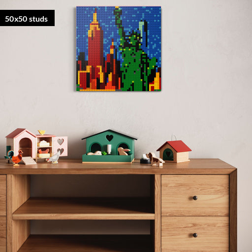 50*50studs, 40*40cm, 15,75*15,75inch