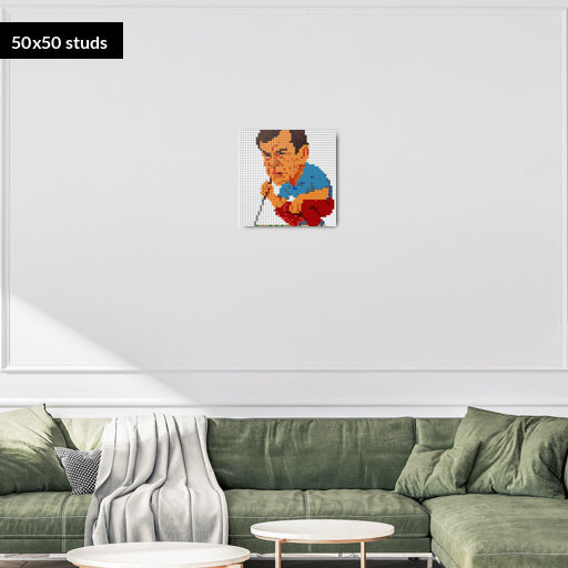 50*50studs, 40*40cm, 15,75*15,75inch