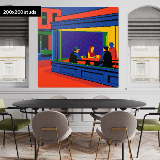 200*200studs, 160*160cm, 63*63inch